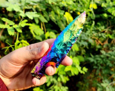 Titanium Aura Quartz Crystal