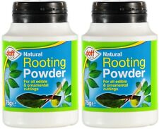2 x Doff Natural Rooting Powder 75g Rooting Fertiliser Root Growth Supplement