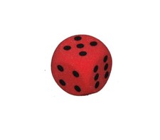 Giant Red Foam Dice - 7cm