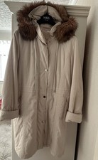 Marks And Spencer Cream Parka Size 14