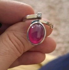 18ct Gold Ruby Diamond Ring