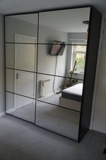 KEA Mirrored Sliding Door Wardrobe – Very Good Condition