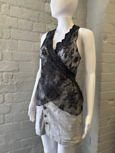 Promod black lace tank top - promod,
