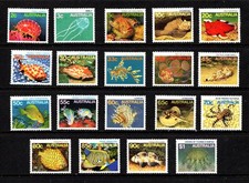 AUSTRALIA - 1984-6 MARINE LIFE/FISH set MNH SG 919-937