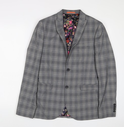 Next mens grey plaid - mens, polyester
