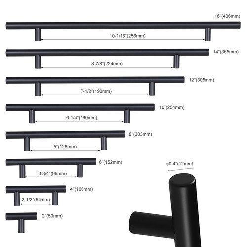 Bar handles brushed - bar,