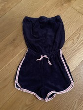 Navy Towelling Playsuit Age