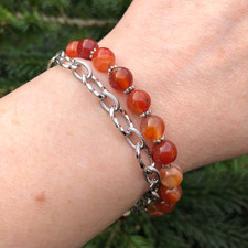 Carnelian Bracelet. 2 Stand