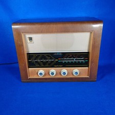 Vintage Bush Mahogany Cased Radio Art Deco