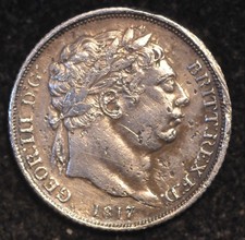 Sixpence 1817 George III S3791