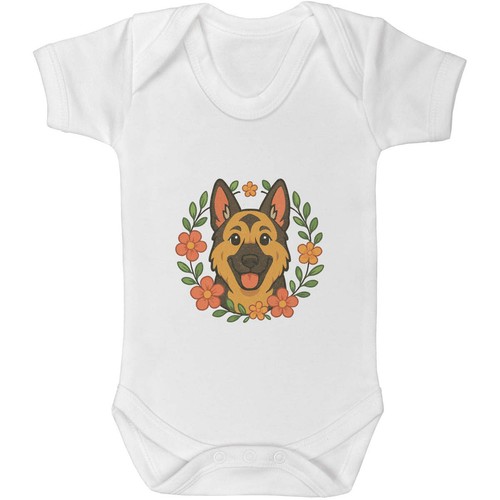 German shepherd wreath - wreath', baby