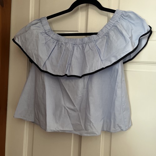 Zara pale blue cotton - zara, black