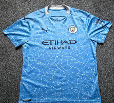 Manchester City Home Shirt 2020-2021 (The Mosaic Kit) XL