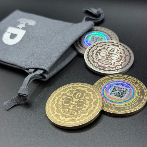 Physical bitcoin kia coin - 4,
