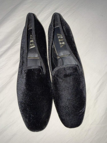 Zara women black velvet - women's,