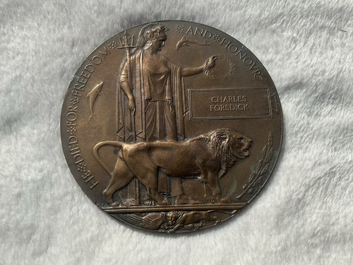 Wwi death penny lcpl - wwi, charles
