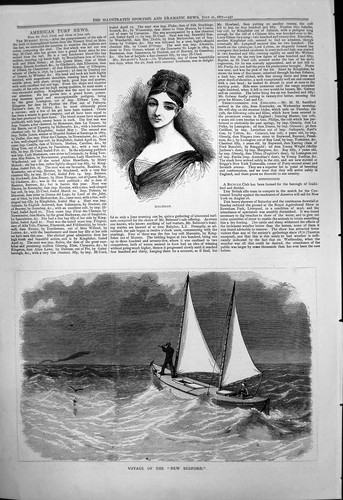 Original old antique print - old,