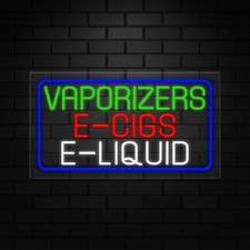 Vaporizers E-Cigs E-Liq Sign