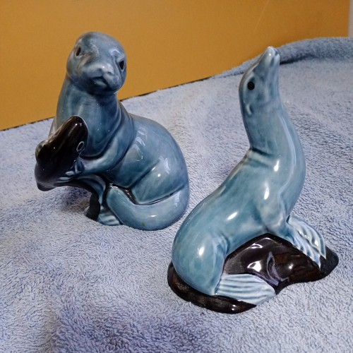 Poole pottery blue - blue, glazed