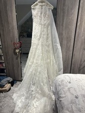 Designer pronovias drillos wedding Dress