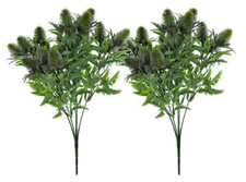 2 x Artificial Thistle Bush
