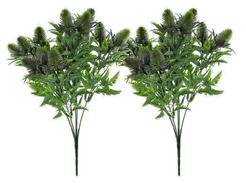 Artificial thistle bush - x,