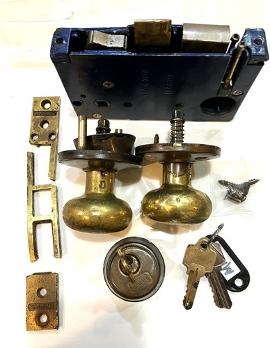 Salvage marks mortise lock - marks,
