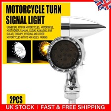 Motorcycle LED Chrome Turn