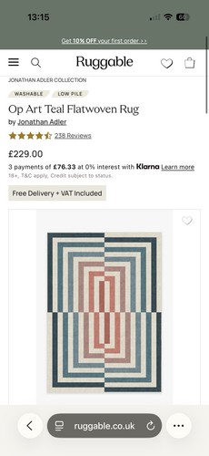 Art teal flatwoven - teal,