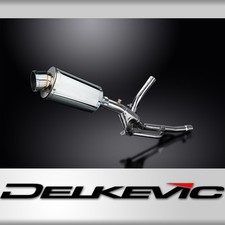 Suzuki DL650 V-Strom 2017-2023 225mm Oval Stainless Exhaust Silencer Can Kit