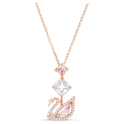 Swarovski swan pendant - swan,