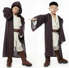 Star Wars Jedi Boys Cosplay Luke Skywalker Costume Kids Book Week Party Outfits