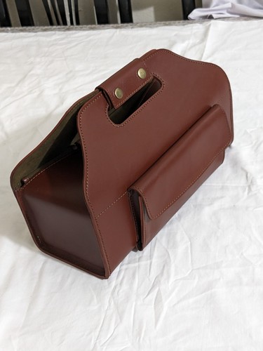 Hand made leather cartridge - hand,