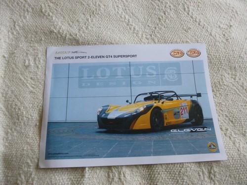 Lotus eleven sport gt4 - lotus,
