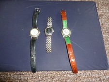 Vintage ladies watches Timberland Indiglo & fossil & yess very nice lot