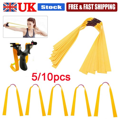 10pcs elastic slingshot flat - 5/10pcs,