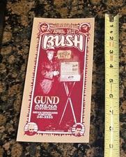 Bush Concert Handbill Mark