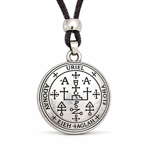 Archangel uriel sigil pendant - archangel,