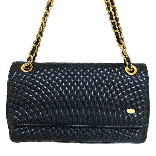 Bally leather quilted flap - leather,