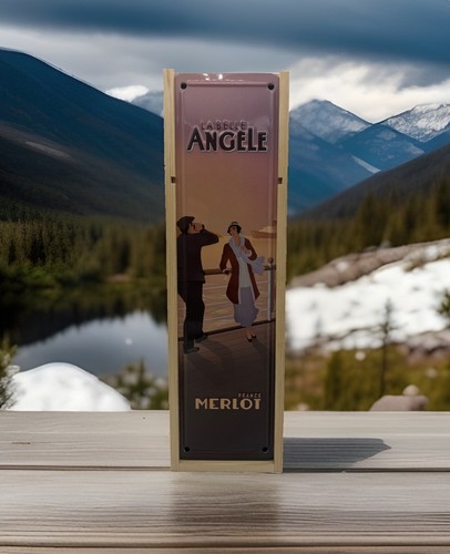 Belle angele wooden - angele, wine