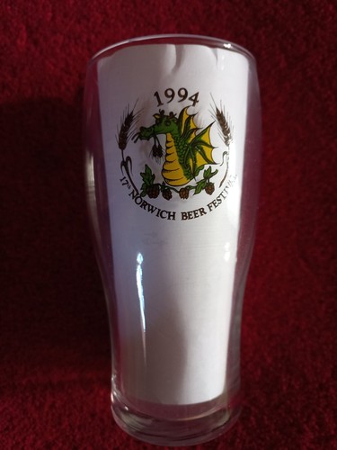 Norwich beer festival glass - beer,