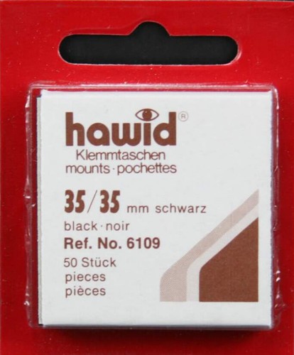 Hawid stamp mounts 35x35mm - hawid,