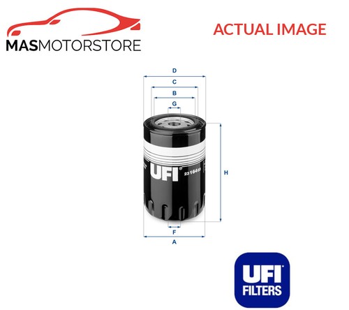 Engine oil filter ufi - filter,