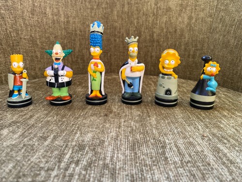 Vintage simpsons 2001 chess - 3d,