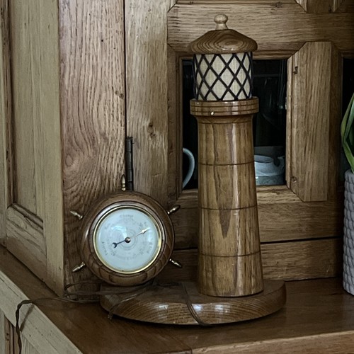 Vintage wooden lighthouse - wooden,