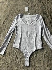 Long sleeved Ribbed Bodysuit