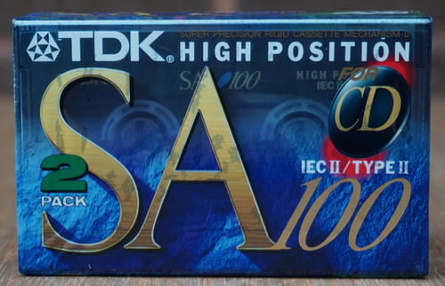 Tdk sa100 cassette tape - x2,