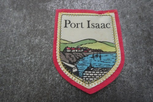 Port isaac cloth patch badge - port,