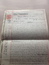 Victorian Vellum Indenture