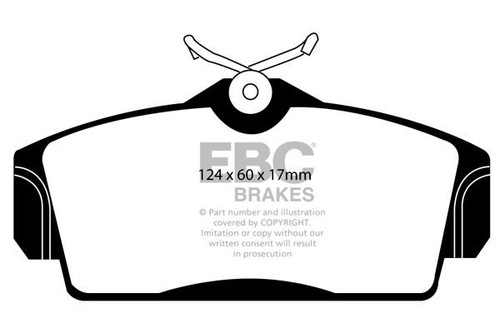 Ebc greenstuff front brake pad - greenstuff,
